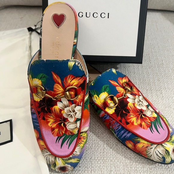 Gucci Princeton Mules/Slides - Picture 1 of 10
